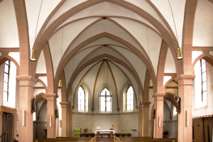 Innenraum der Bremthaler Kirche, Hartmut Amberger